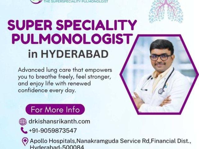Super Specialty Pulmonologist in Hyderabad | Dr. Kishan Srikanth