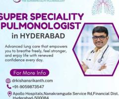 Super Specialty Pulmonologist in Hyderabad | Dr. Kishan Srikanth