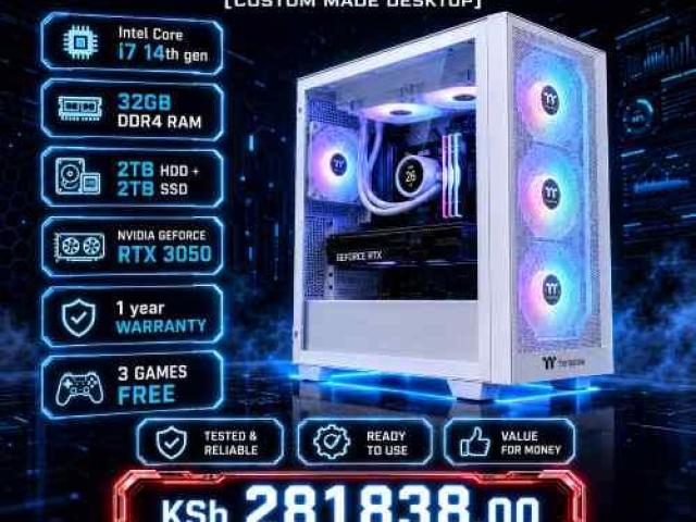 Custom designed Intel Core i7 PC with GeForce RTX
