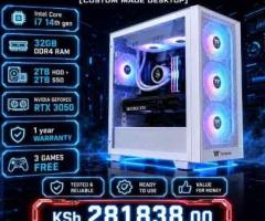 Custom designed Intel Core i7 PC with GeForce RTX