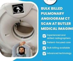 Bulk Billed Pulmonary Angiogram CT Scans now available at Butler Medical Imaging! (08) 9544 3999
