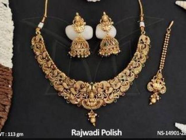 Temple Jewellery Necklace Set