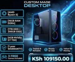 Built to Spec AMD Ryzen 5 16gb RAM desktop PC