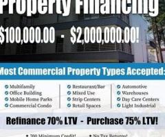 NO DOC COMMERCIAL & MULTIFAMILY Property Financing To $2,000,000.00!