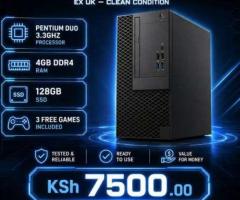 Readied Dual core Pentium Dell SSF computer