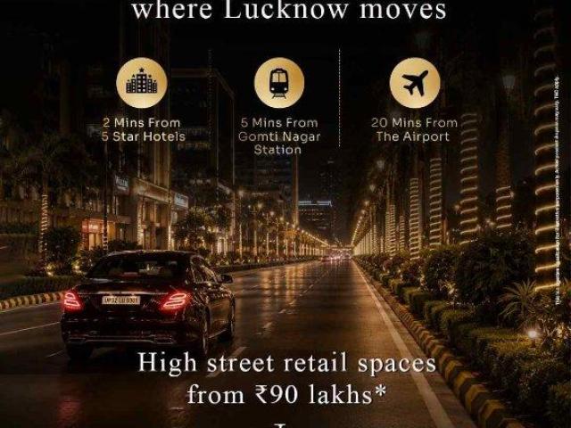 Commercial Property in Lucknow | Premium High Street Retail Shops at Joy Street Gomti Nagar