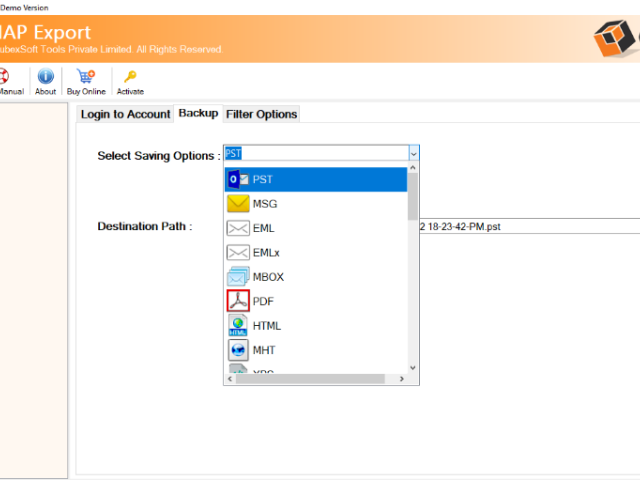 CubexSoft IMAP Backup Software
