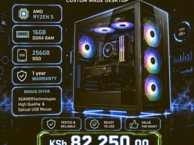 Bespoke made AMD 5600G 16GB RAM desktop PC