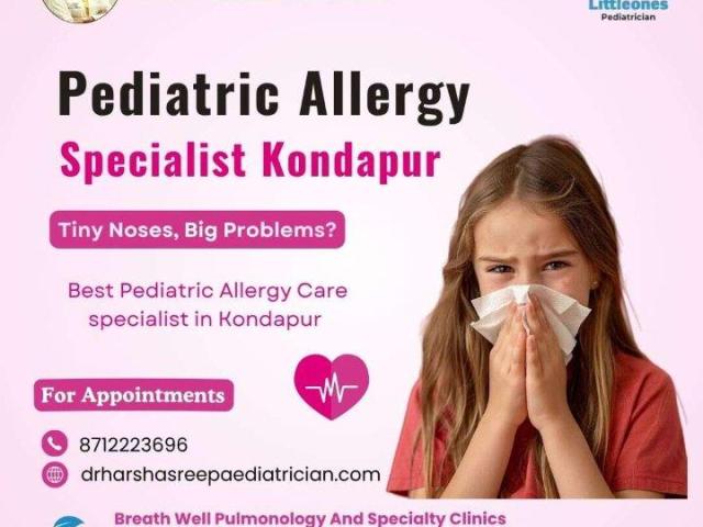 Pediatric Allergy Specialist Kondapur  | Dr.Harshasree Guttikonda